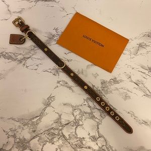 Louis Vuitton Baxter dog collar